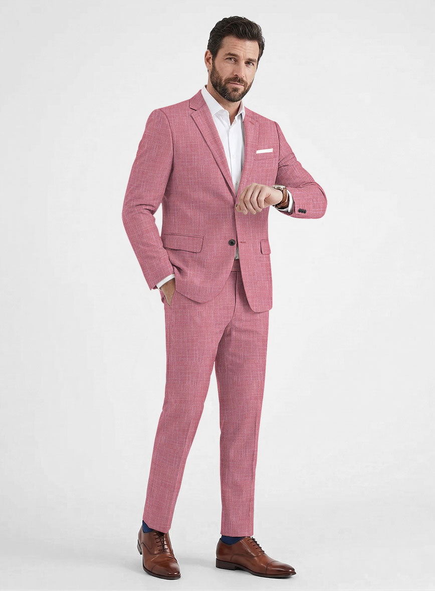 Bamboo Wool Pink Lemonade Suit - StudioSuits