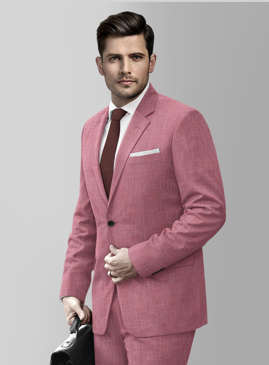 Bamboo Wool Pink Lemonade Jacket – StudioSuits