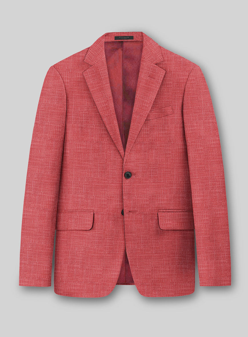 Bamboo Wool Poppy Red Suit - StudioSuits