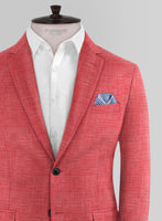 Bamboo Wool Poppy Red Jacket - StudioSuits