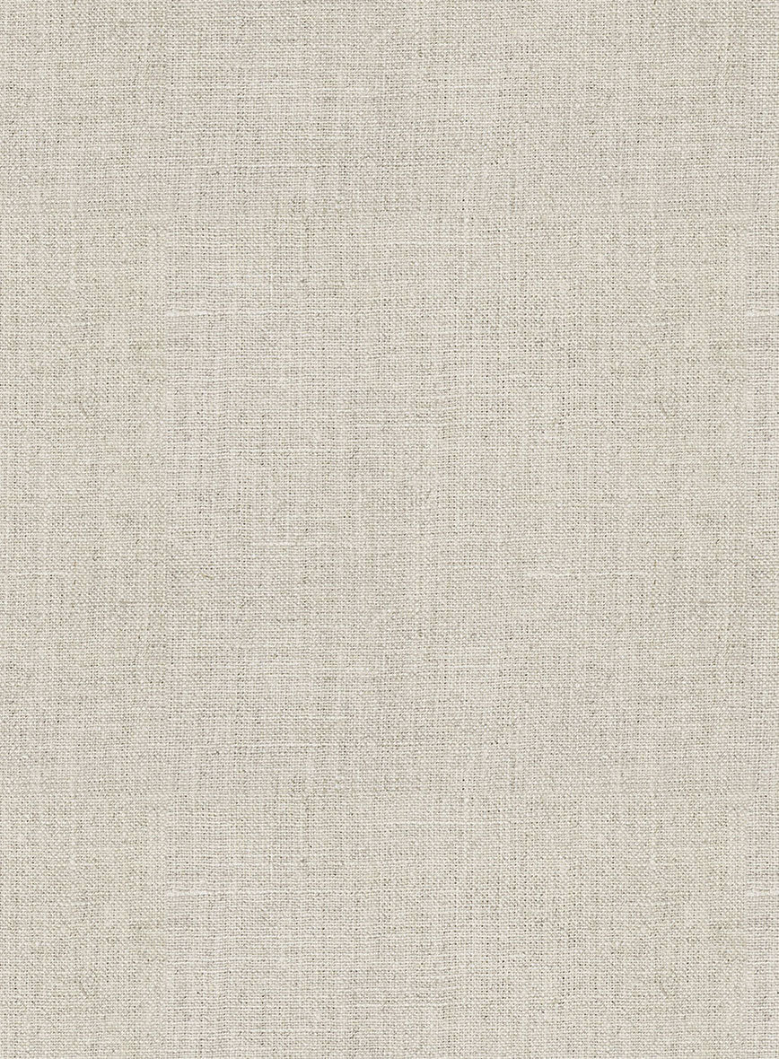 Barn Beige Linen Double Breasted Jacket - StudioSuits