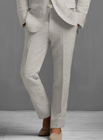 Barn Beige Linen Suit - StudioSuits