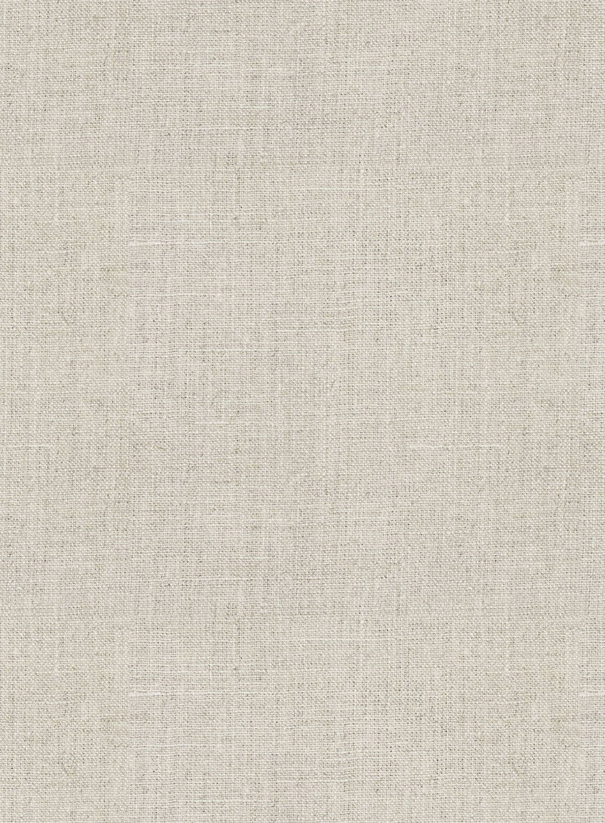 Barn Beige Linen Highland Trousers - StudioSuits