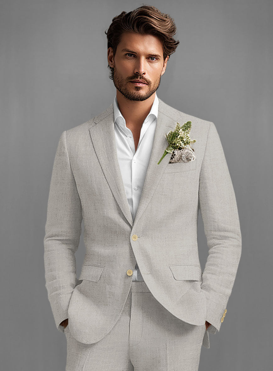 Barn Beige Linen Suit - StudioSuits