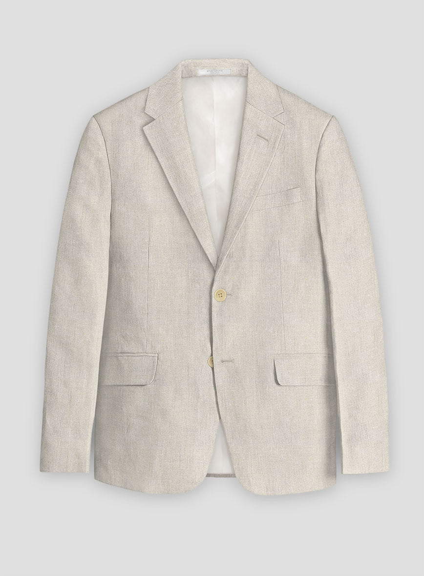 Barn Beige Linen Suit - StudioSuits