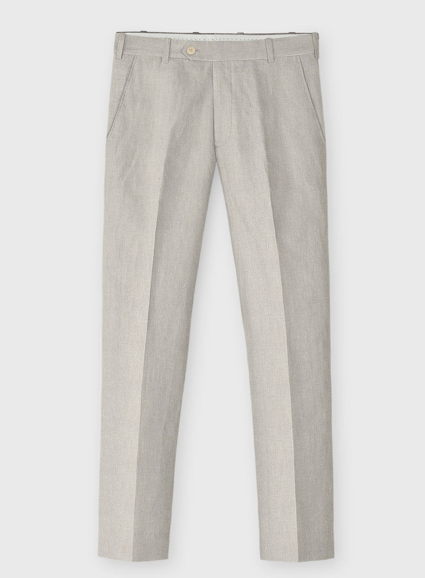 Barn Beige Linen Pants - StudioSuits