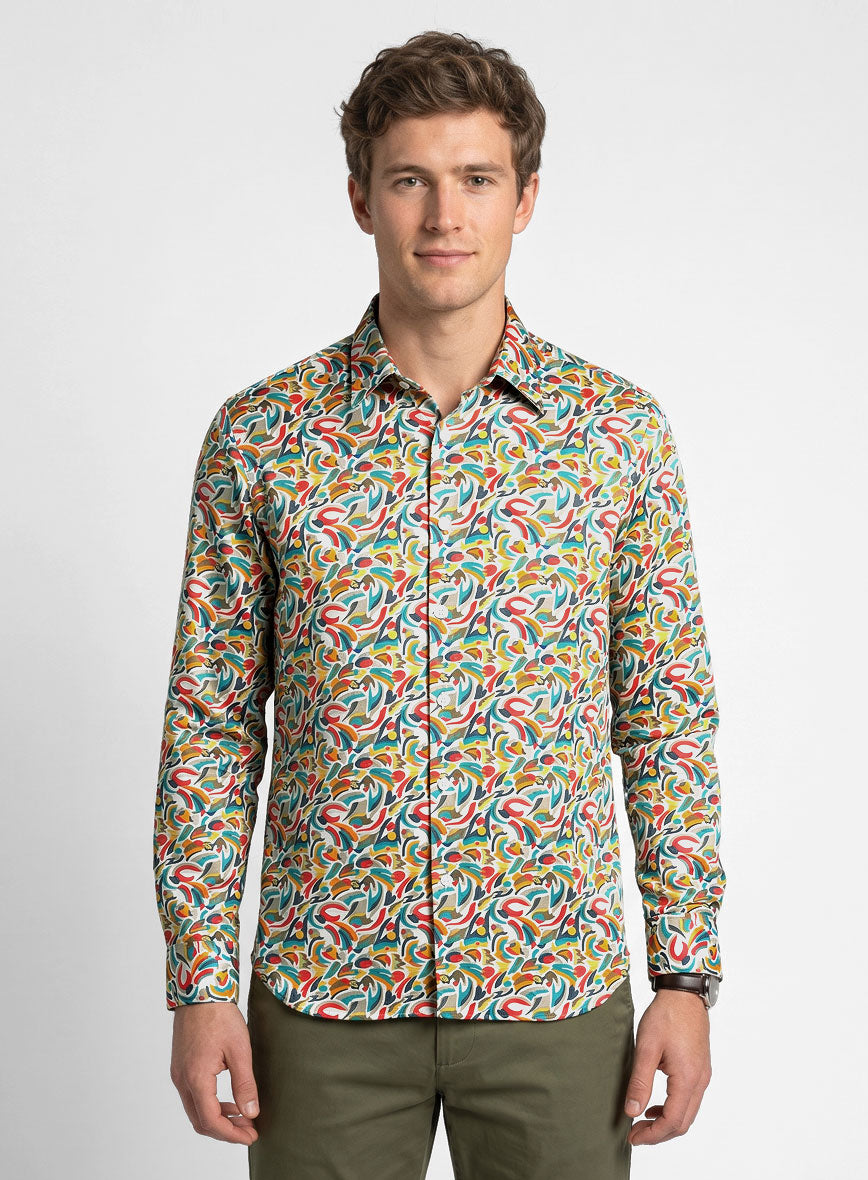 Basilio Silk Cotton Shirt - StudioSuits