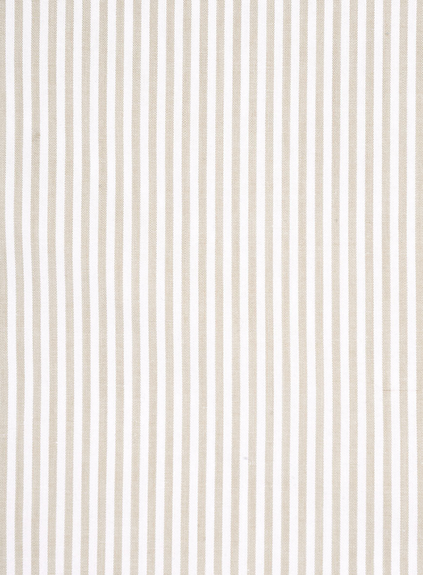 Beigecrest Stripe Cotton Shirt - StudioSuits