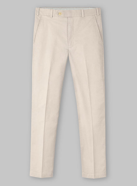 Beige Stretch Chino Pants – StudioSuits