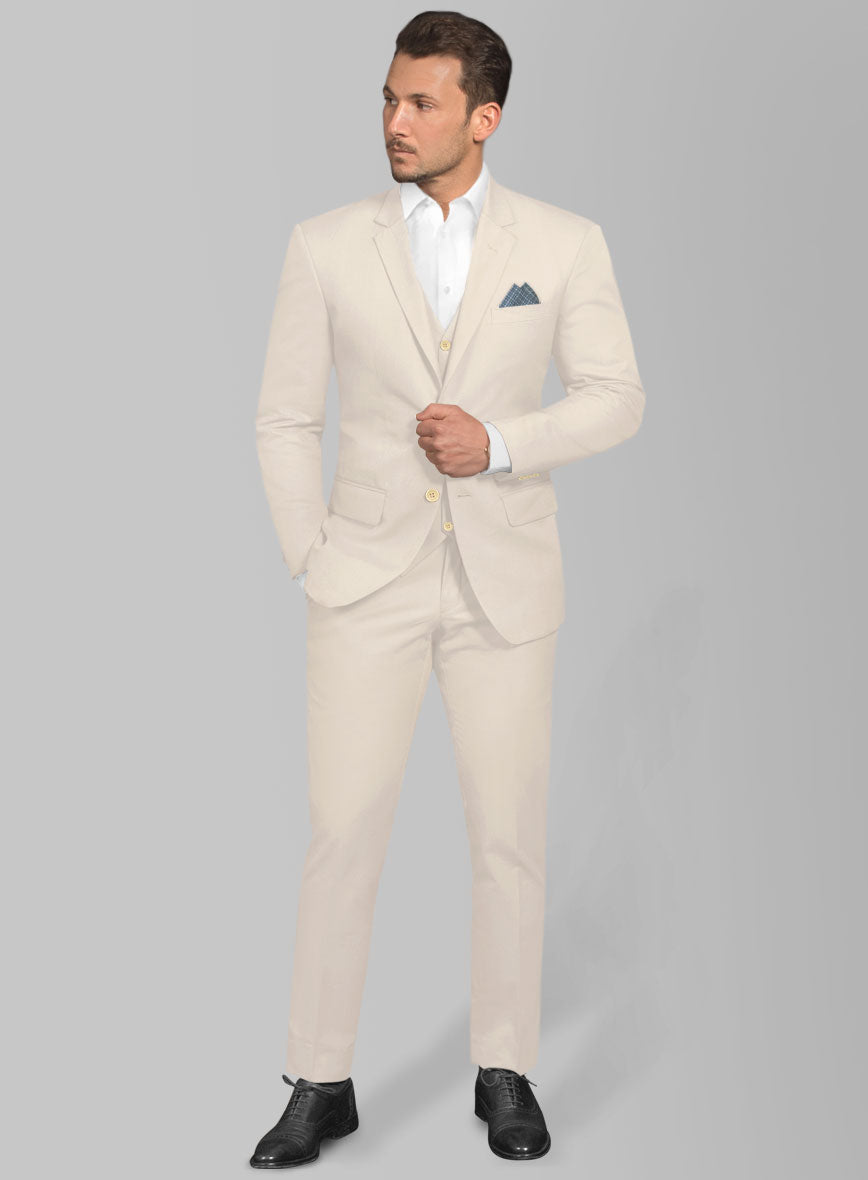 Beige Stretch Chino Suit – StudioSuits