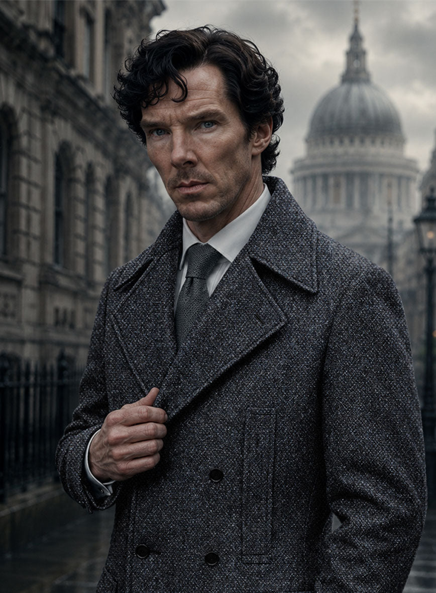 Benedict Cumberbatch Sherlock Holmes Overcoat - StudioSuits