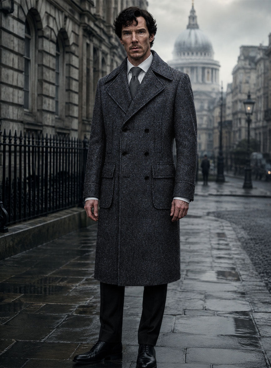 Benedict Cumberbatch Sherlock Holmes Overcoat - StudioSuits