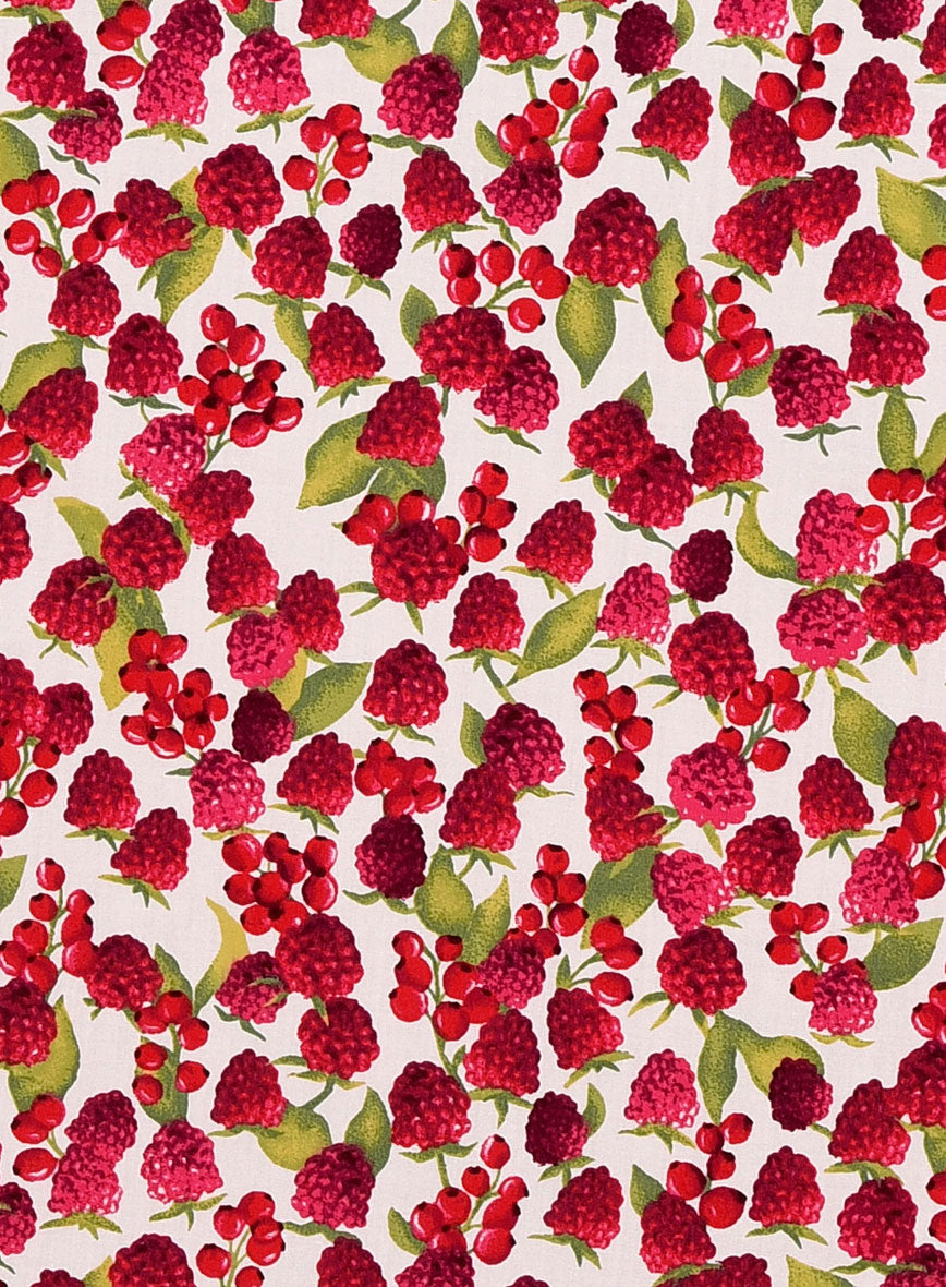 Berry Burst Cotton Shirt - StudioSuits