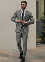 Big Houndstooth BW Tweed Suit - StudioSuits