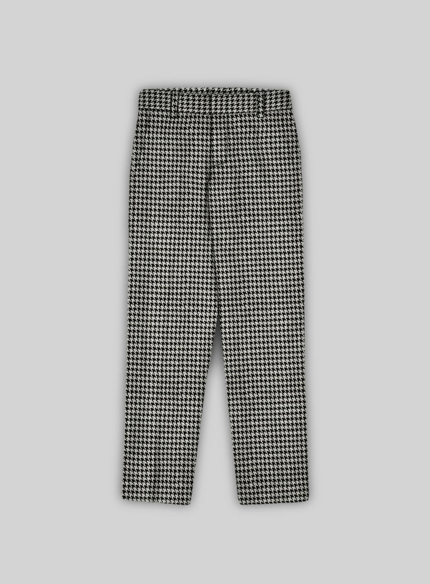 Big Houndstooth BW Tweed Boys Suit - StudioSuits