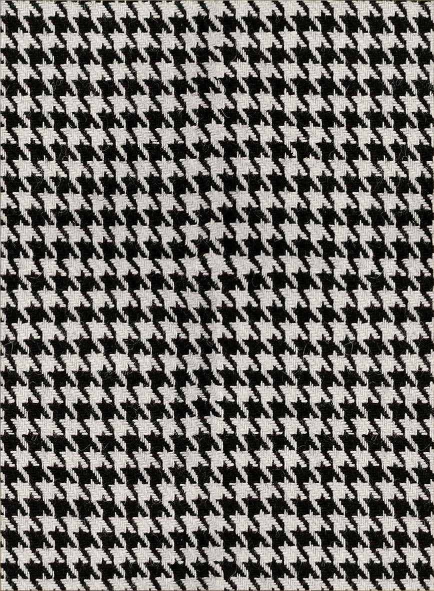 Nomad Big Houndstooth BW Tweed Shirt - StudioSuits