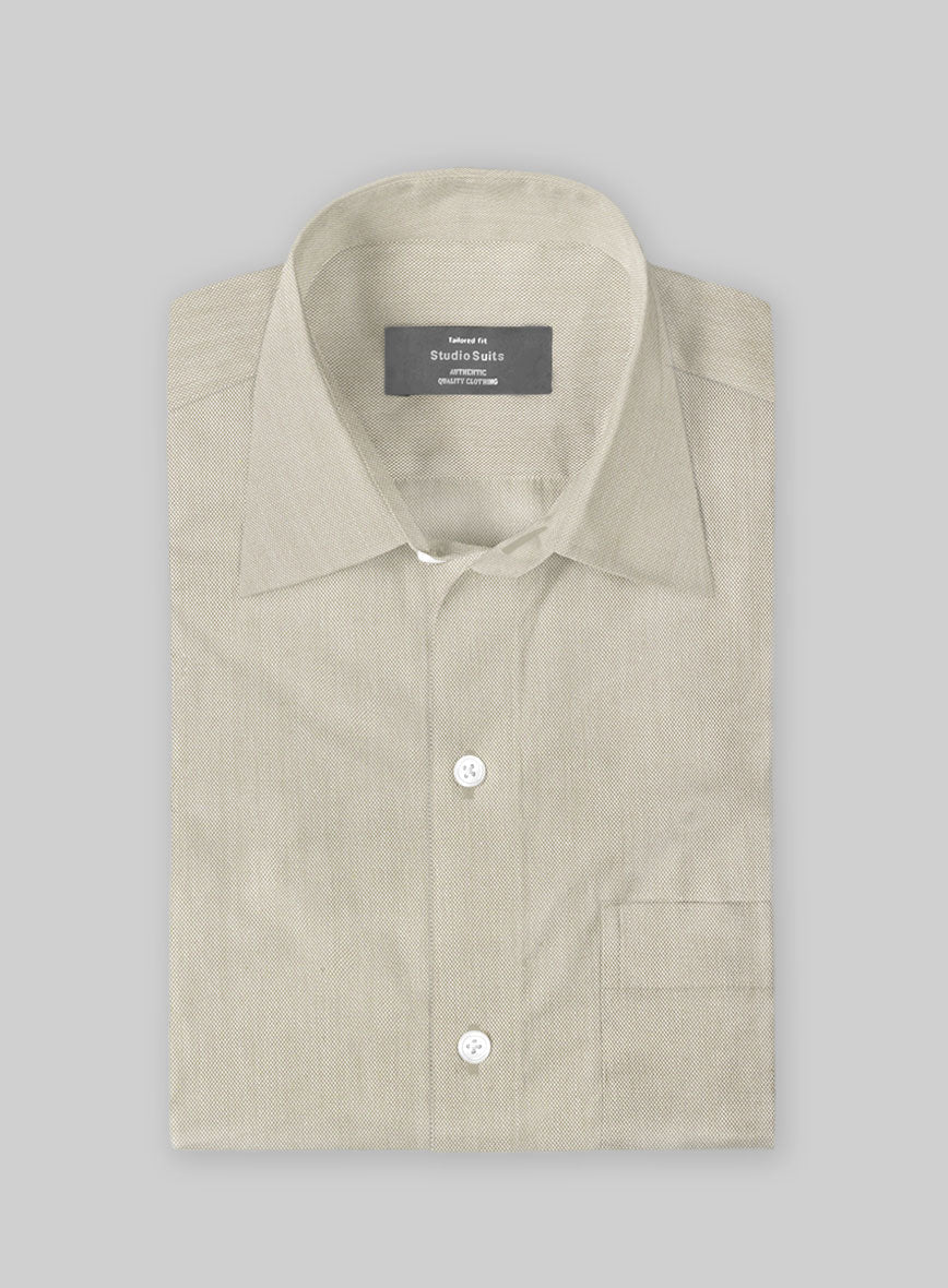 Biscotti Dobby Cotton Shirt - StudioSuits