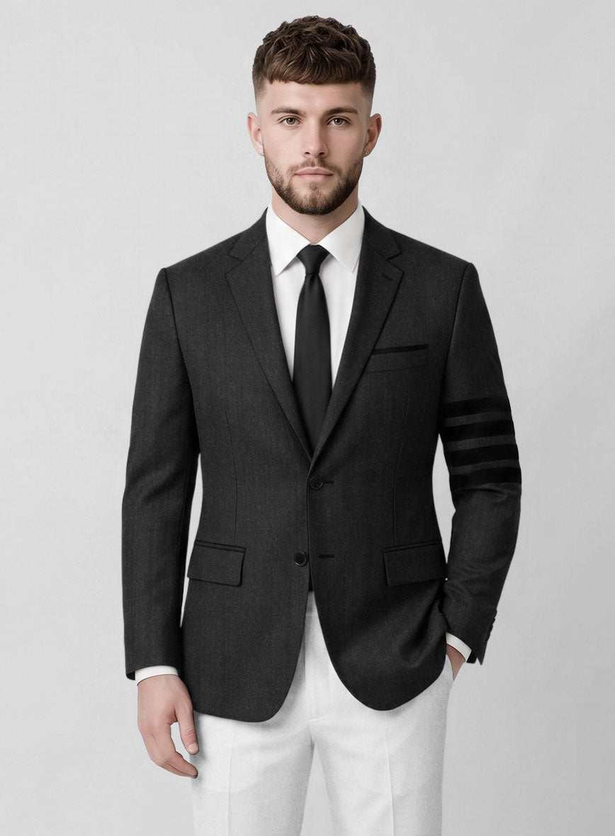Black Bar Jacket - StudioSuits