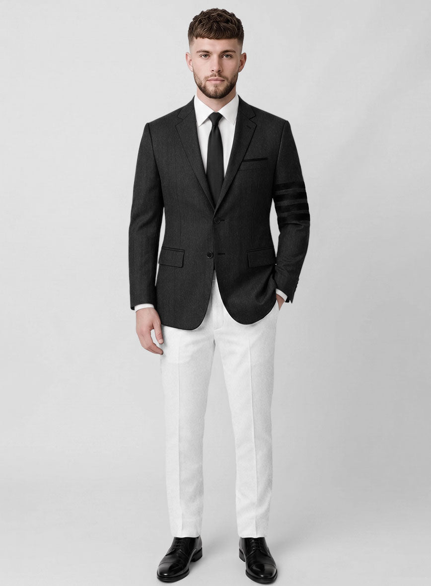 Black Bar Jacket - StudioSuits