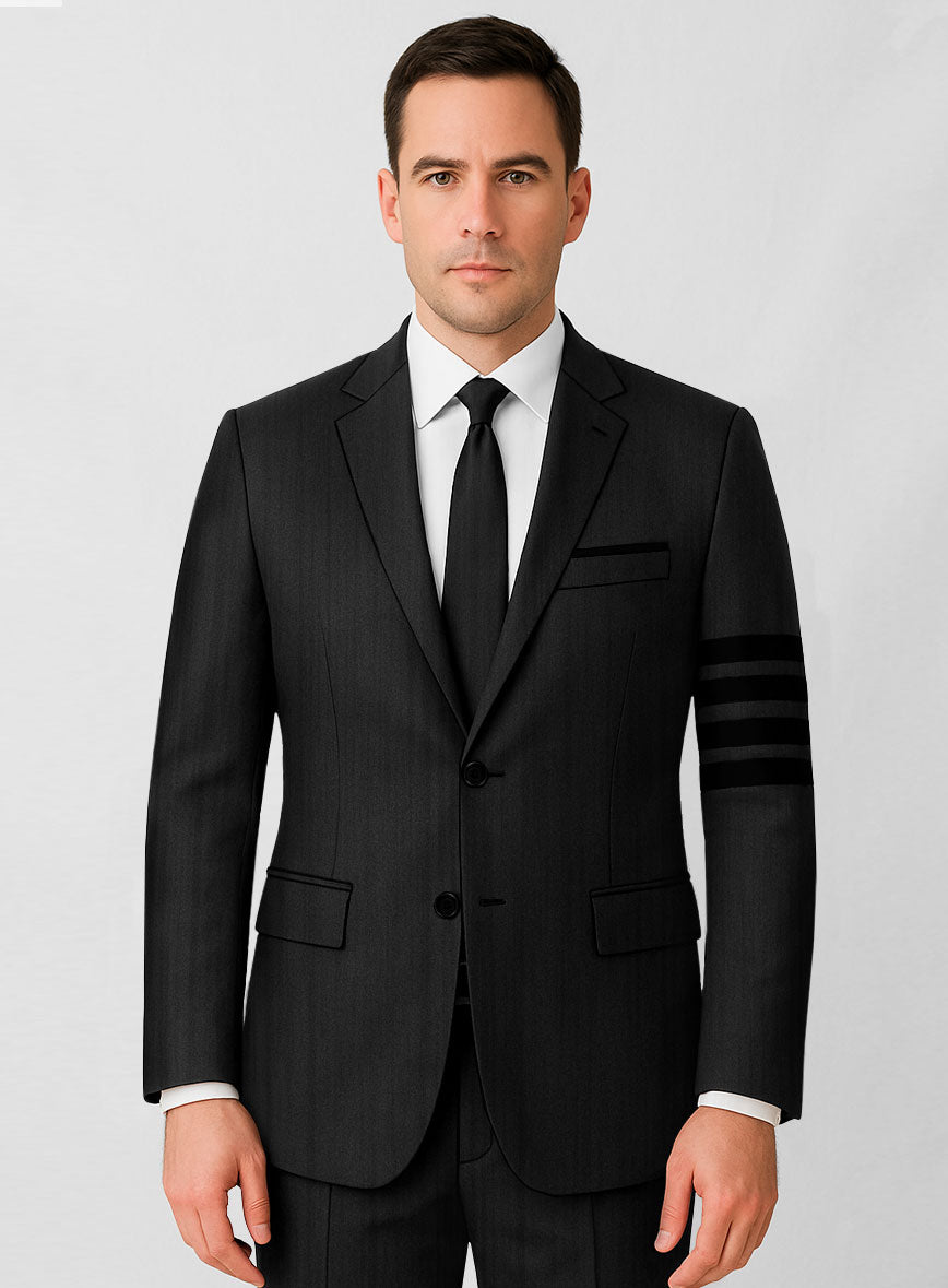 Black Bar Jacket - StudioSuits