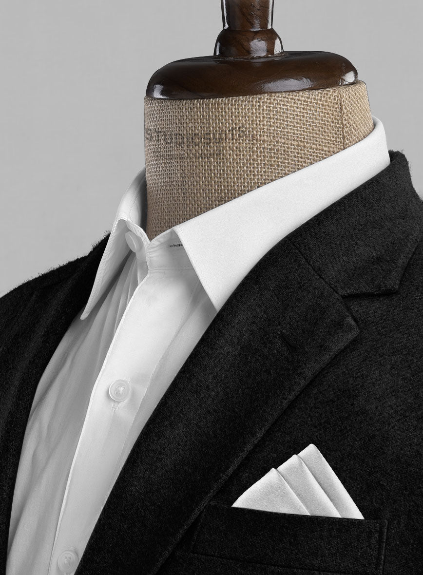 Black Heavy Tweed Suit - StudioSuits