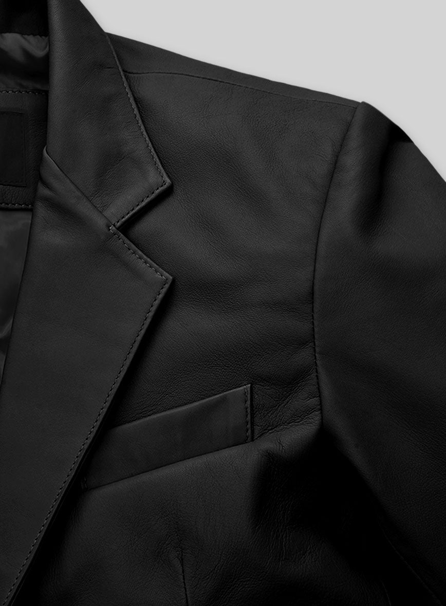 Leather Blazer - StudioSuits