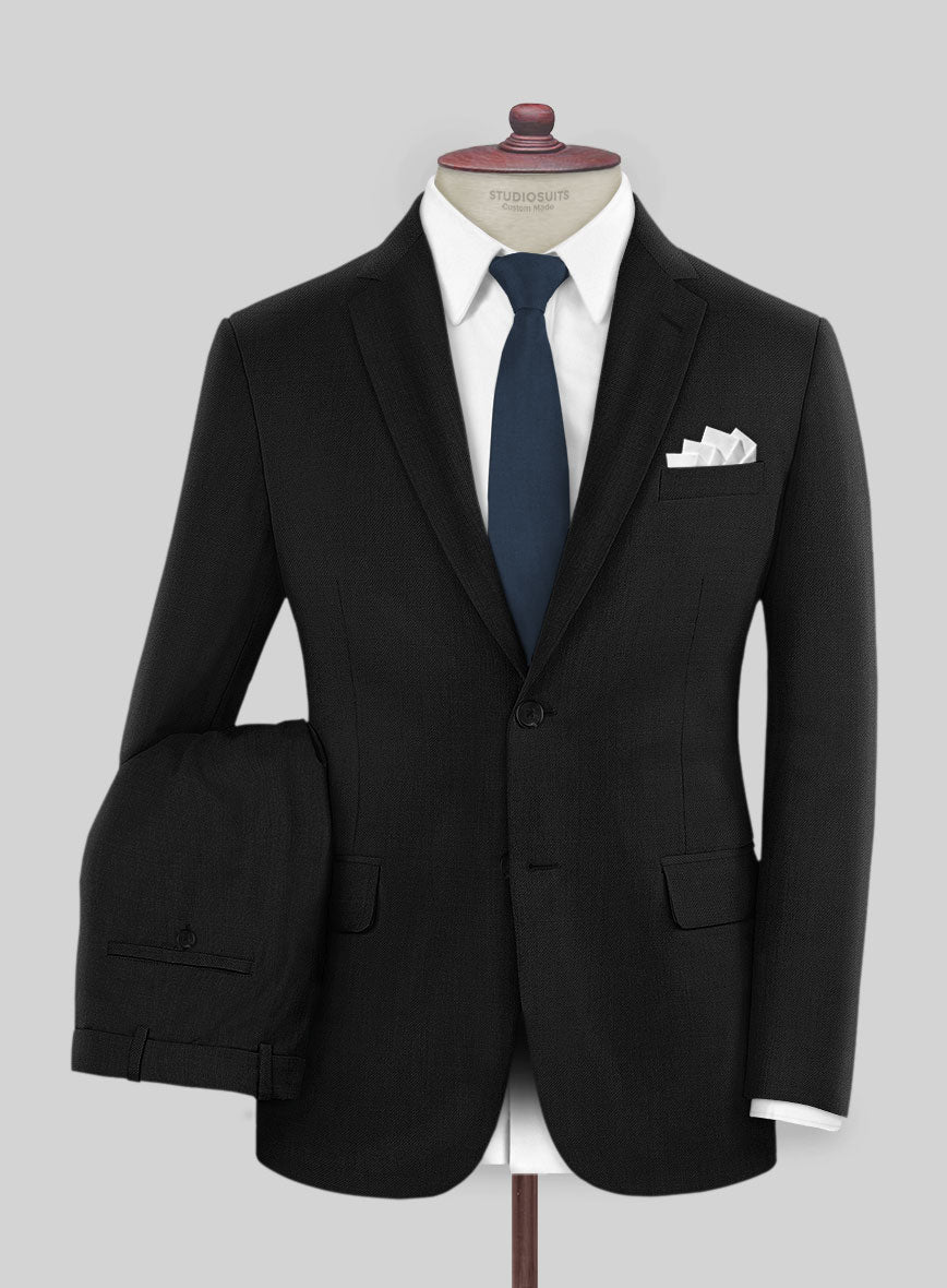 Classic Black Big and Tall Suit - StudioSuits
