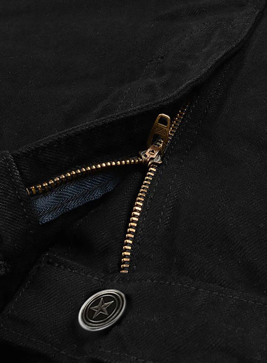 Black Overdyed Denim Jeans - StudioSuits
