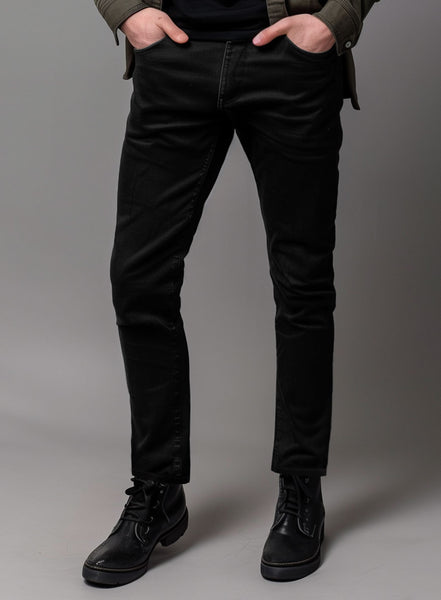 【BLACK】Overdyed DENIM PANTS Black Overdyed Denim Jeans – StudioSuits