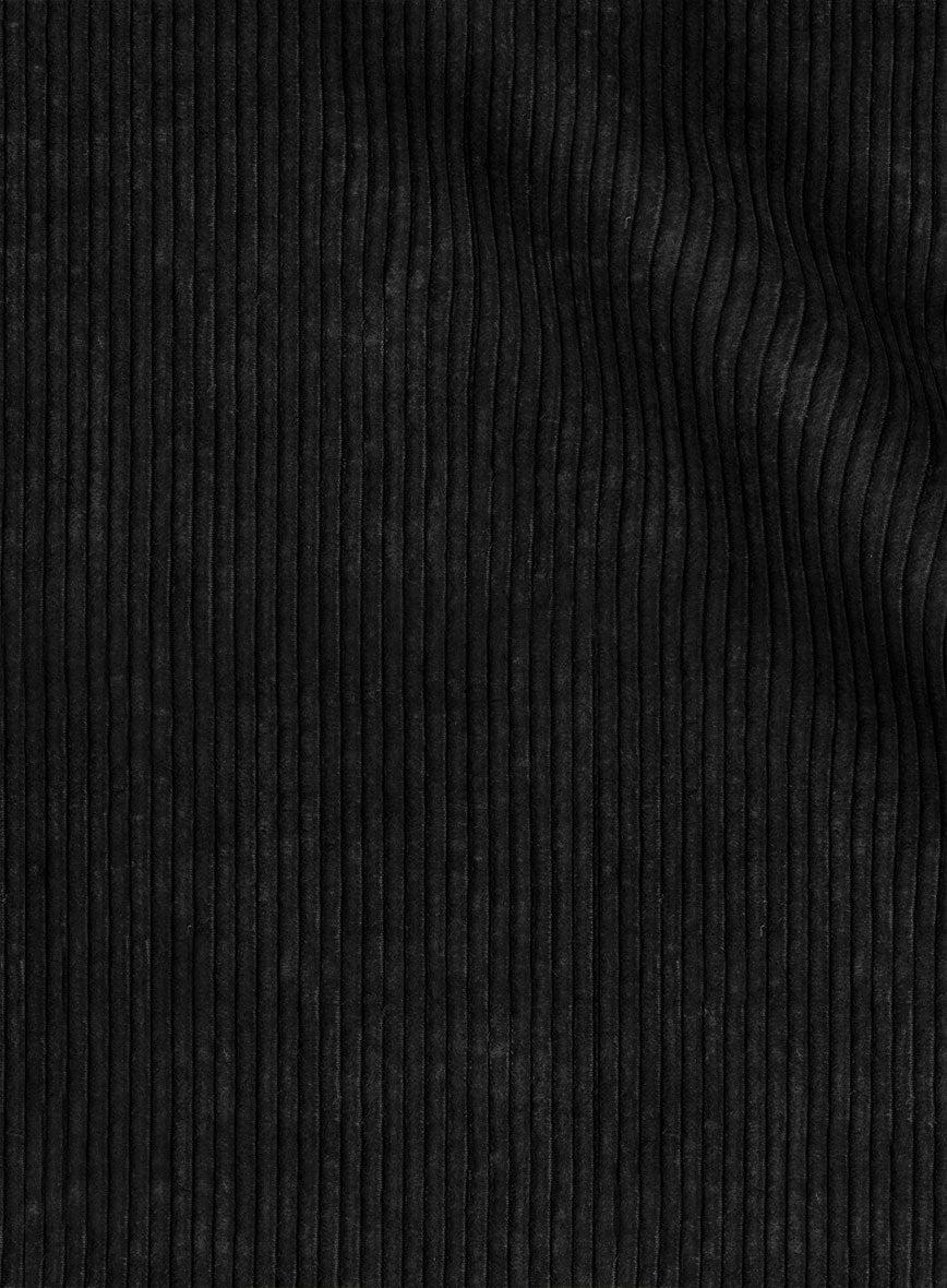 Black Thick Corduroy Suit - StudioSuits