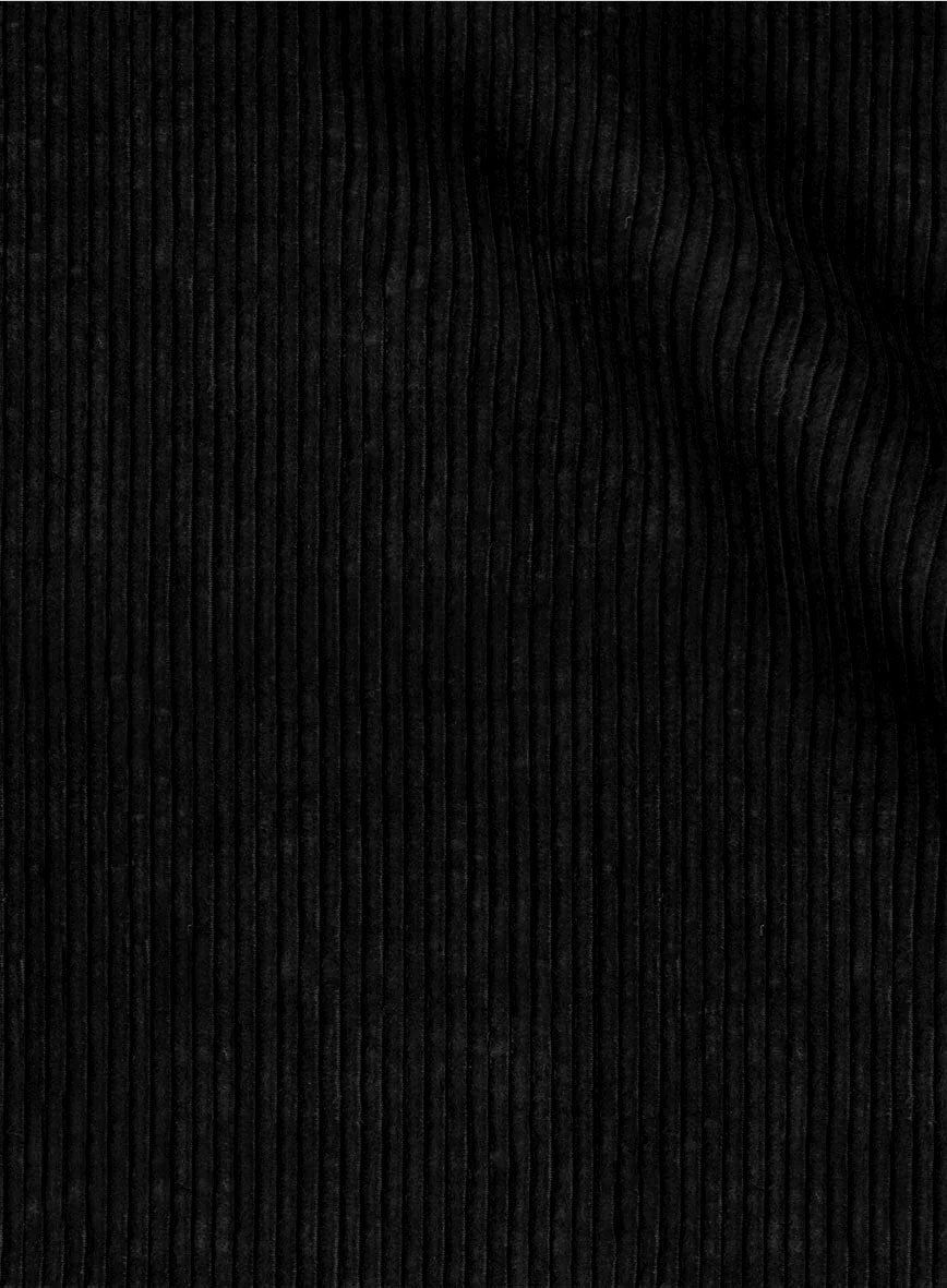 Black Corduroy Pants - StudioSuits