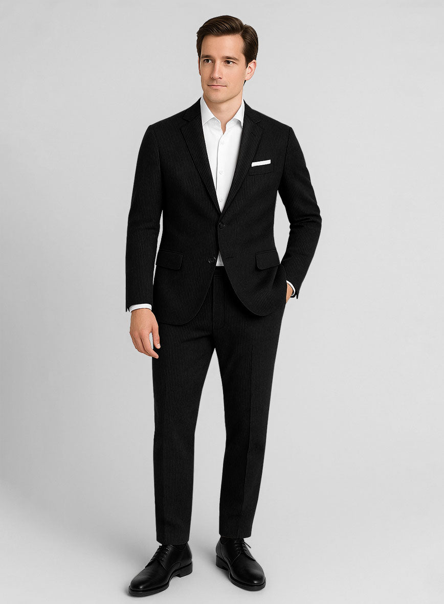 Black Corduroy Suit - StudioSuits