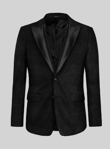 Black Velvet Tuxedo Jacket - StudioSuits