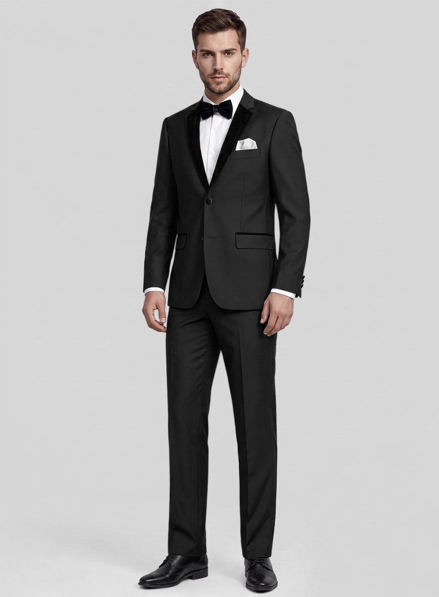 Black Wool Tuxedo - StudioSuits