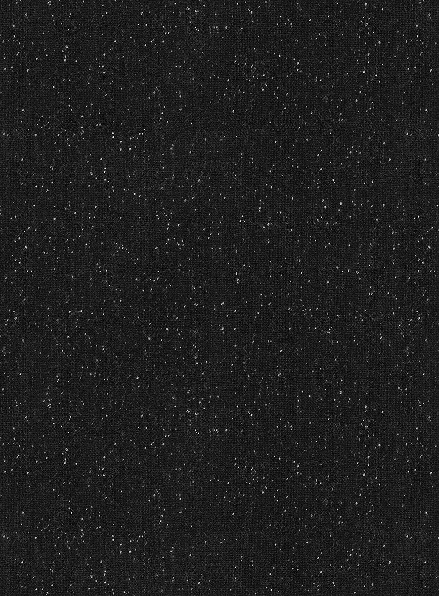 Black Flecks Donegal Tweed Jacket - StudioSuits
