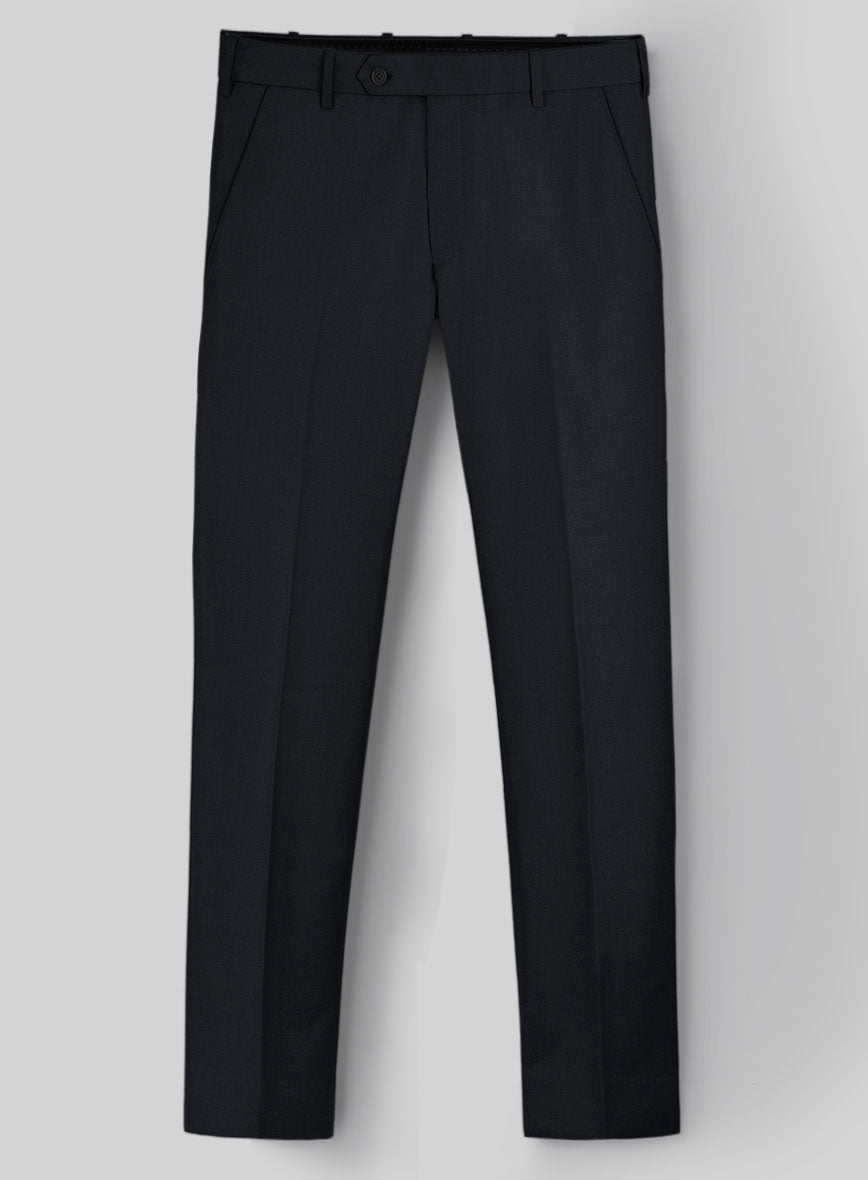 Blue Merino Wool Tuxedo Suit - StudioSuits