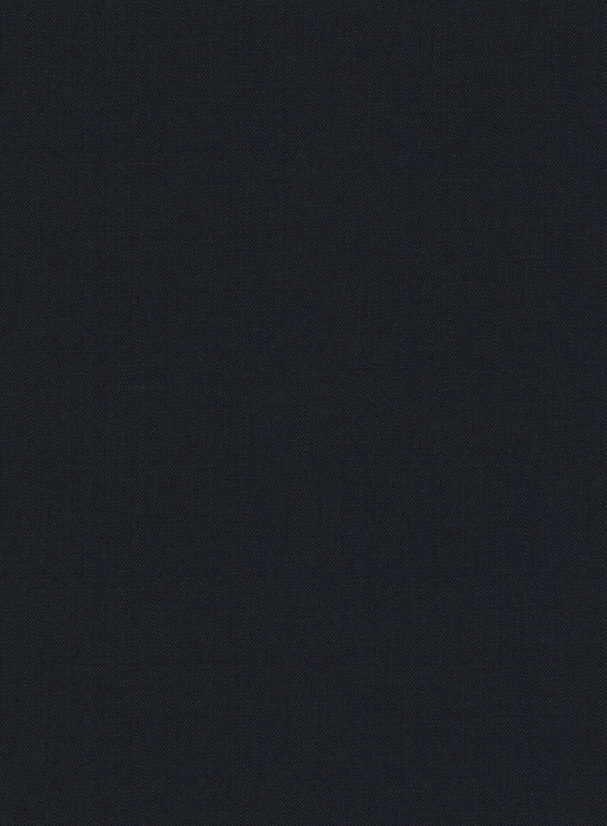 Blue Merino Wool Tuxedo Suit - StudioSuits