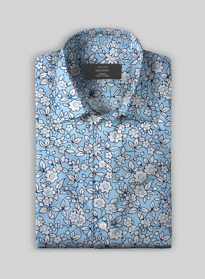Bluebelle Cotton Lycra Shirt - StudioSuits