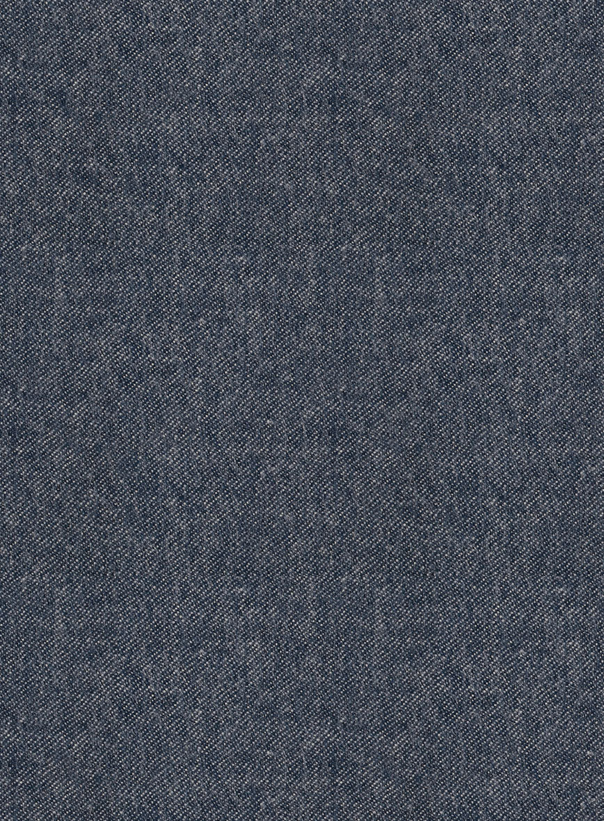 Blue Denim Cashmere Jacket - StudioSuits
