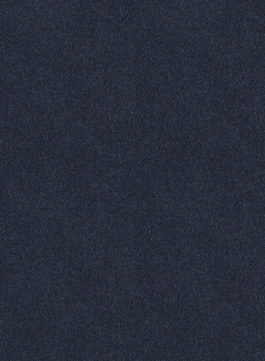 Blue Heavy Tweed Pea Coat - StudioSuits