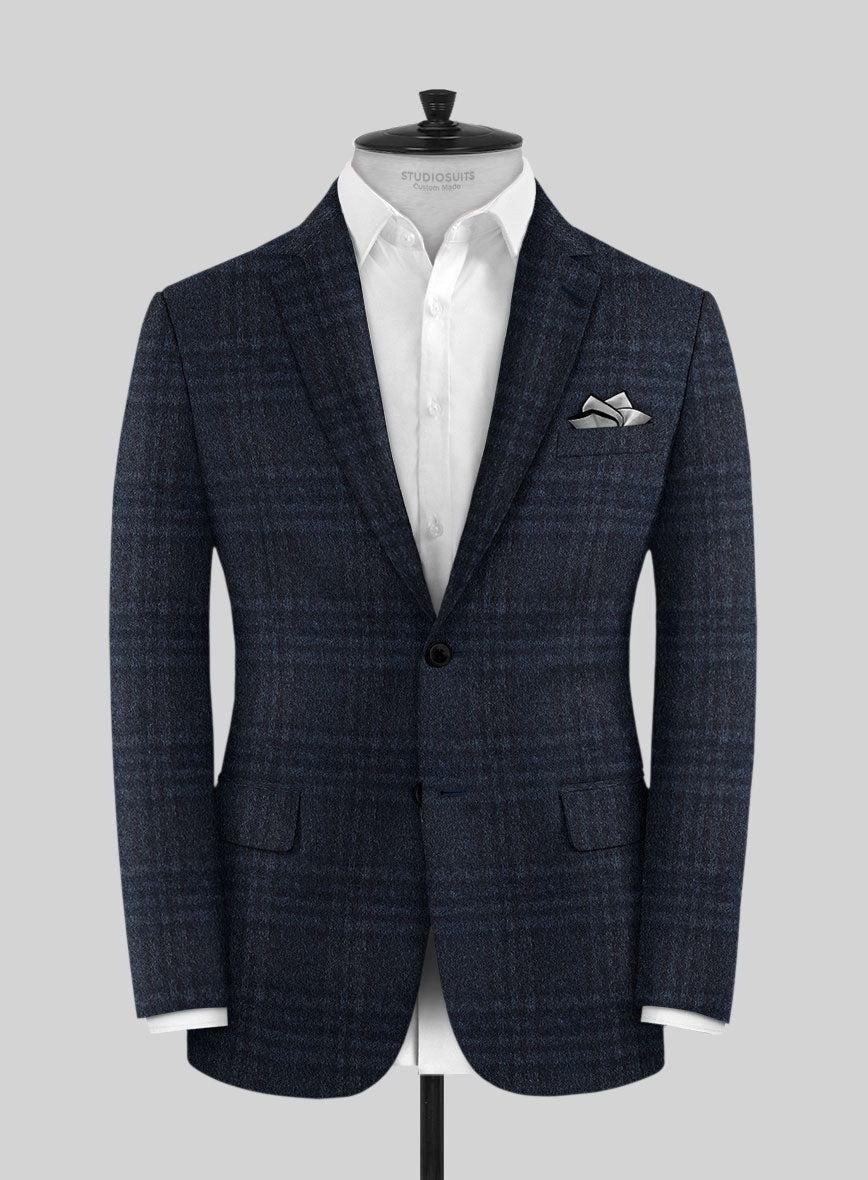 Blue Isotta Cashmere Jacket - StudioSuits