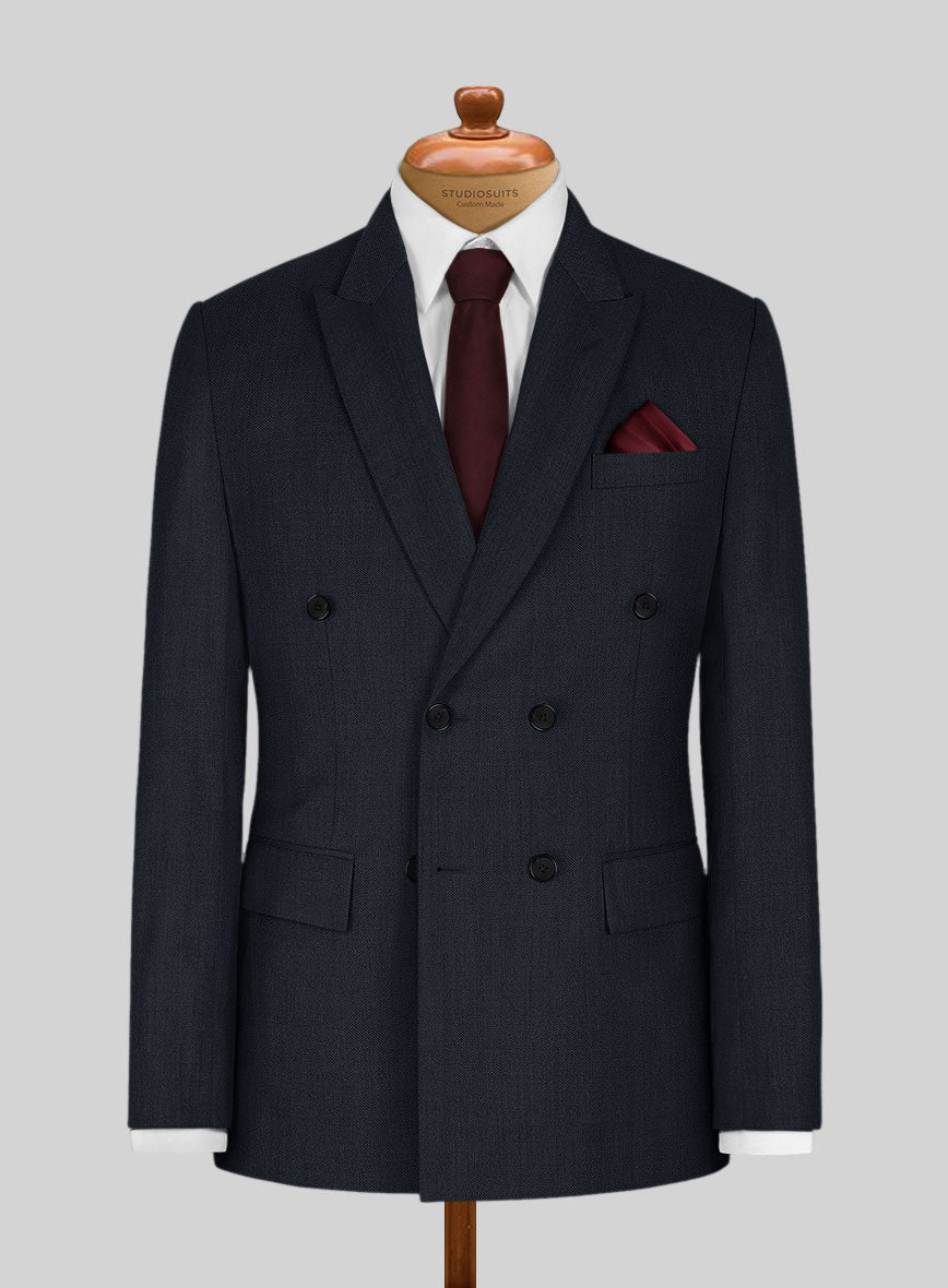 Blue Merino Wool Suit