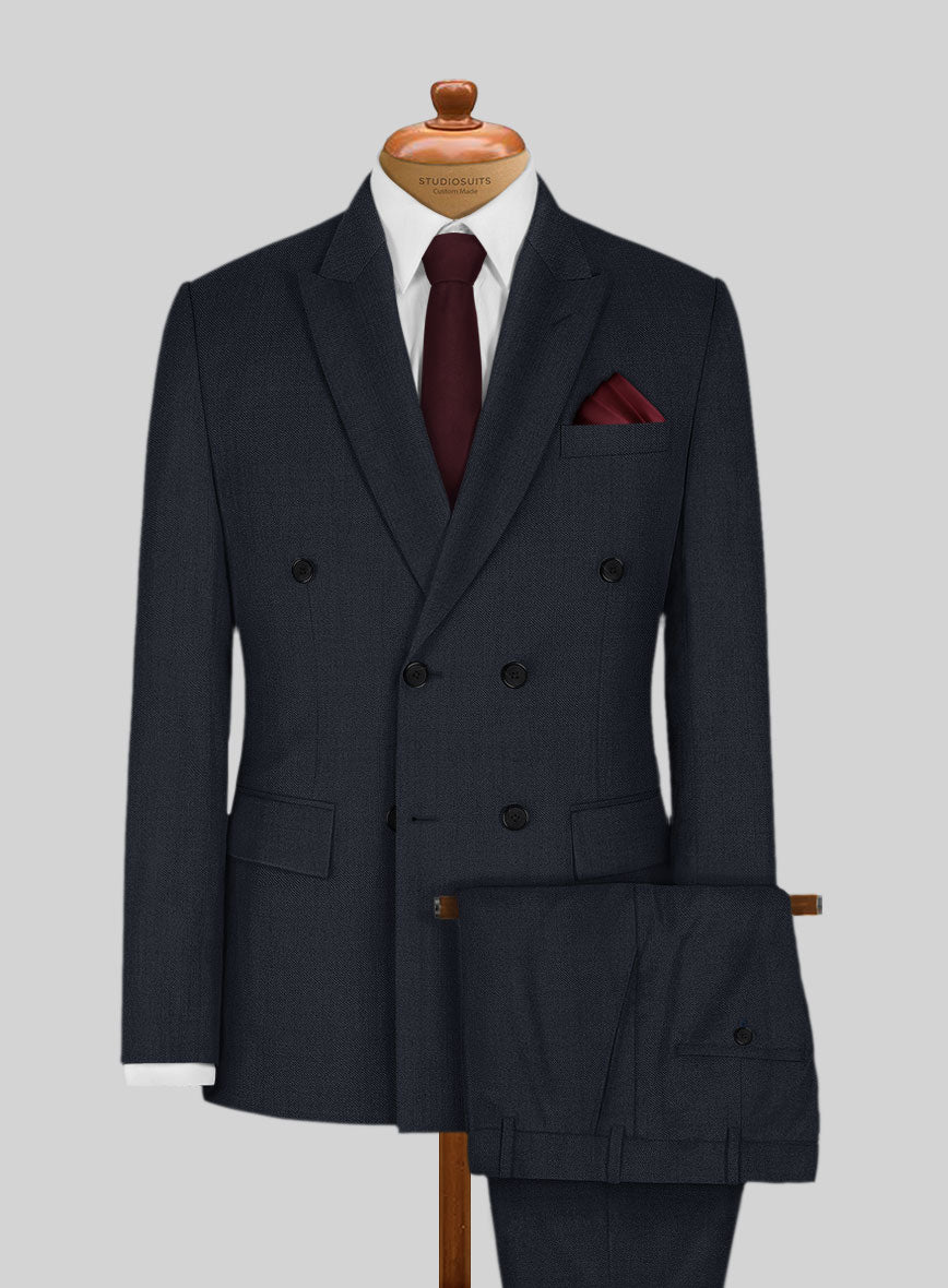 Blue Merino Wool Suit