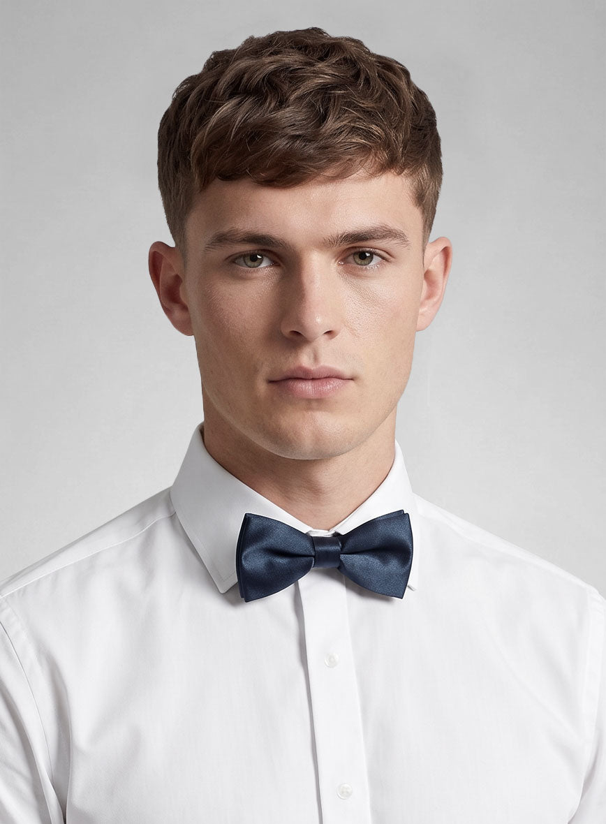 Blue Satin Bow - StudioSuits