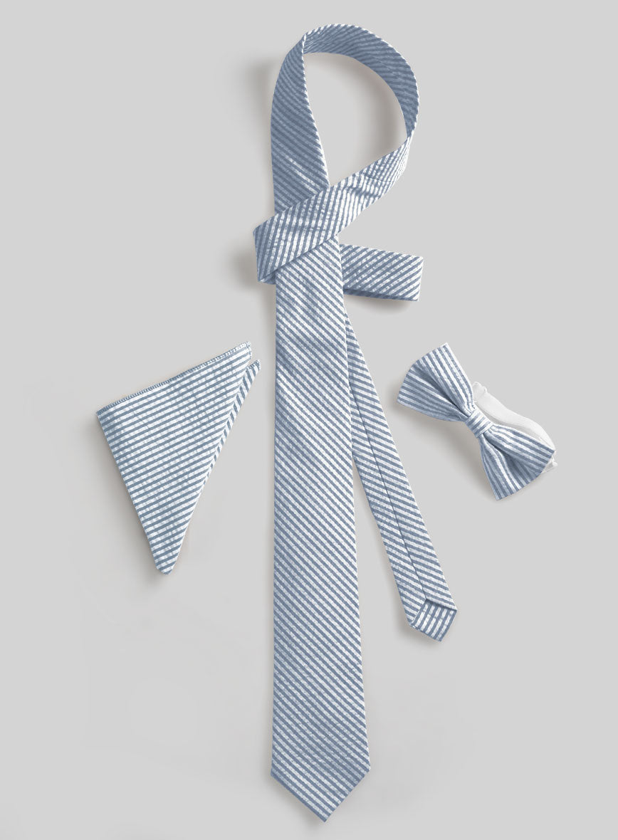 Blue Seersucker 2pc Set