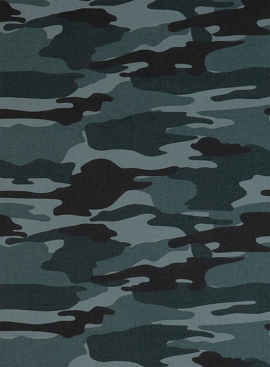 Blue Stretch Camo Pants - StudioSuits