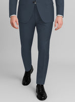 Blue Stretch Chino Pants - StudioSuits
