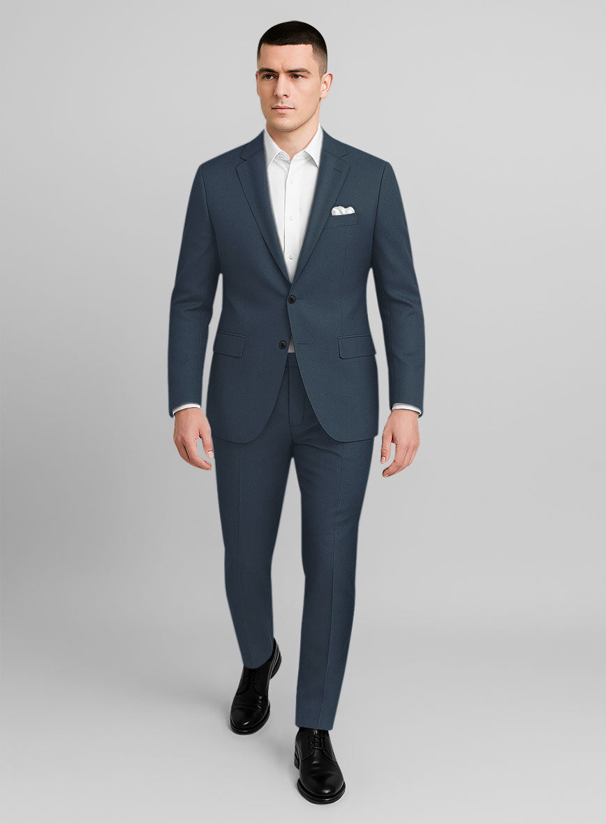 Blue Stretch Chino Suit - StudioSuits
