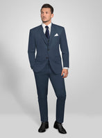 Blue Stretch Chino Suit - StudioSuits