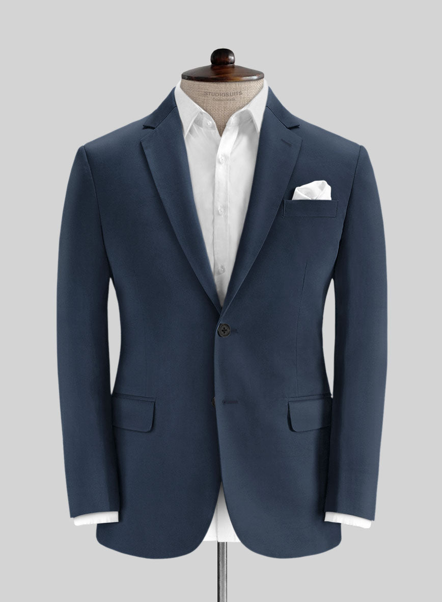 Blue Stretch Chino Suit - StudioSuits